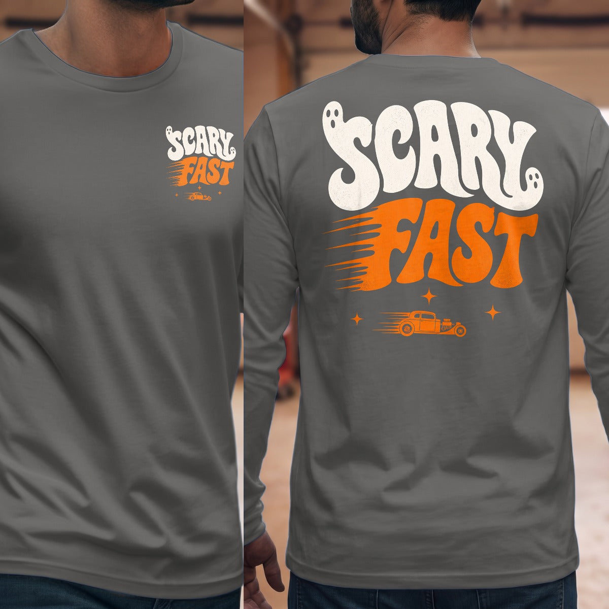 Graphite Heather | Front & Back