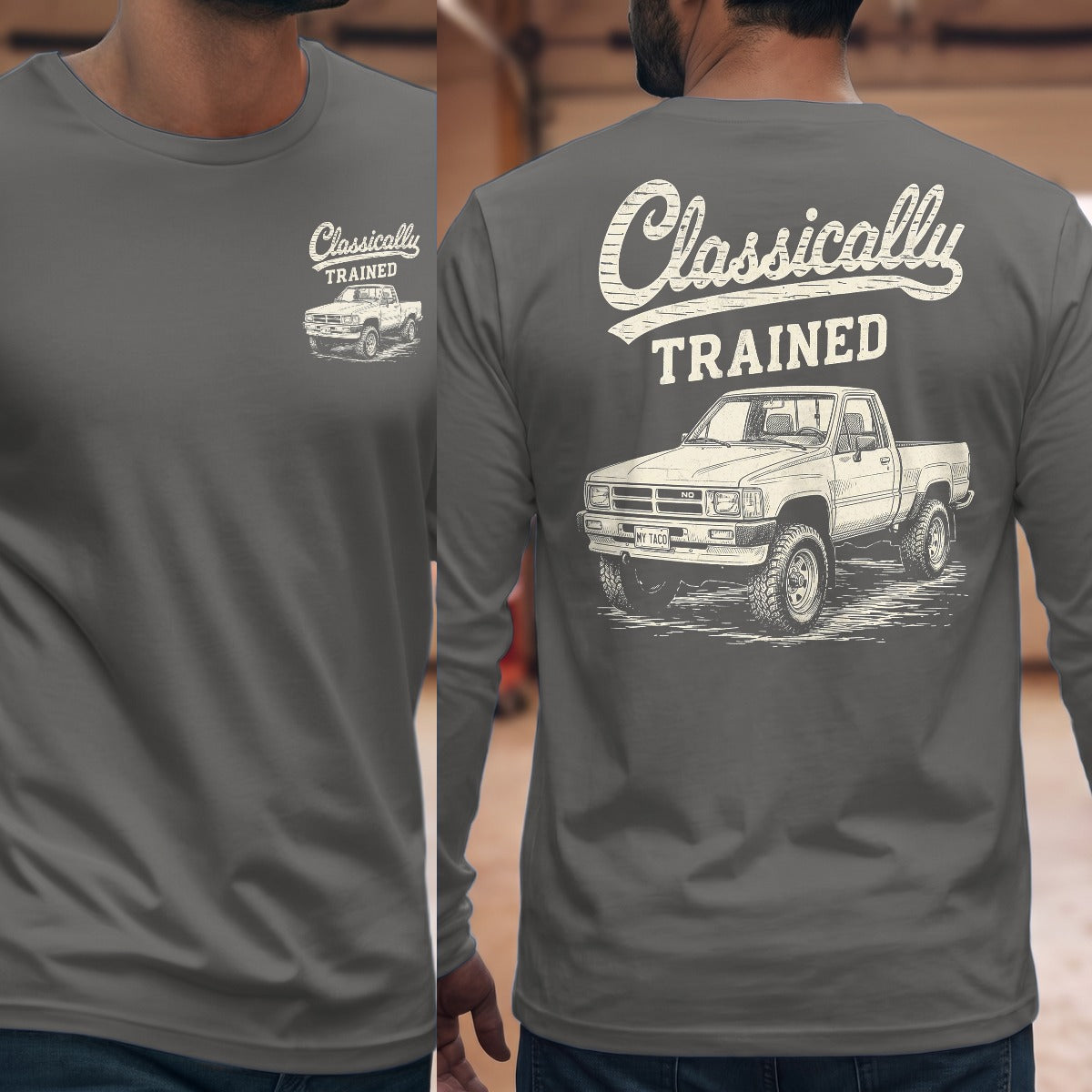 Graphite Heather | Front & Back