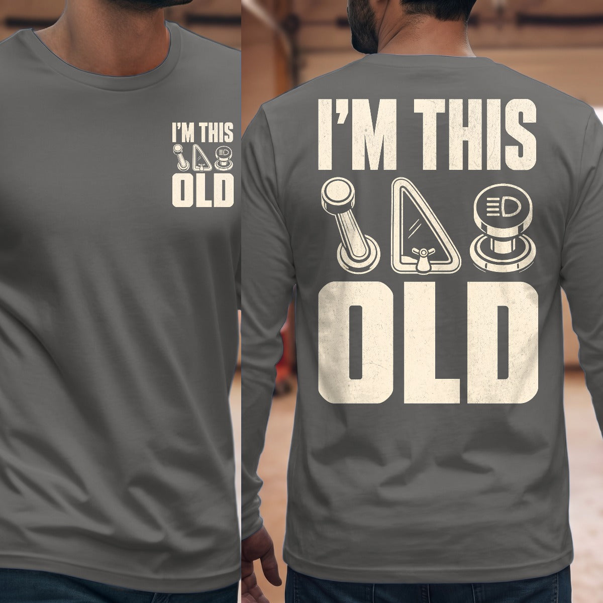 Graphite Heather | Front & Back