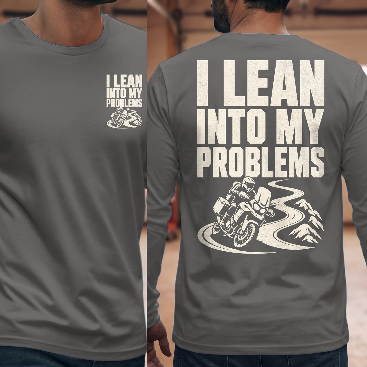 Graphite Heather | Front & Back