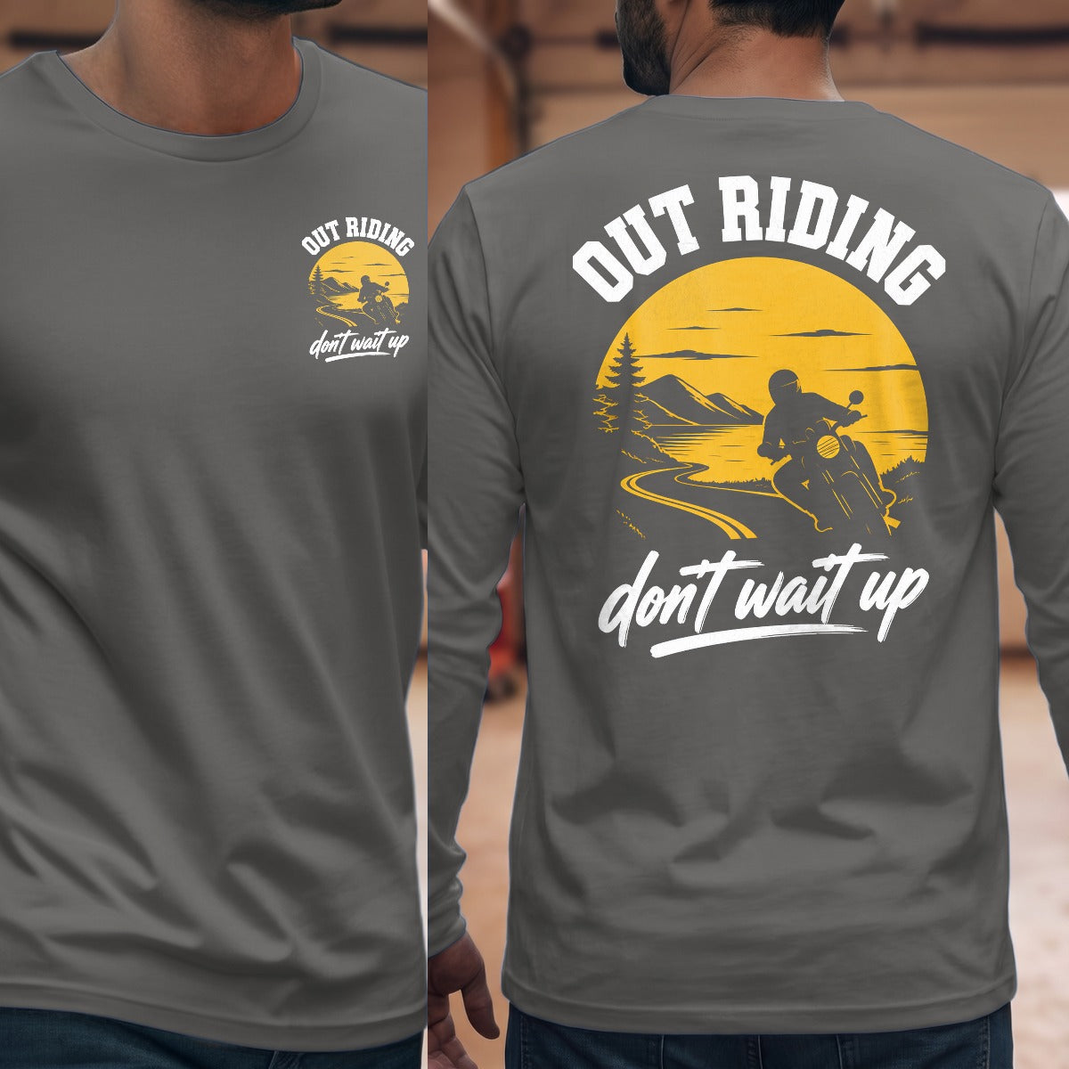 Graphite Heather | Front & Back