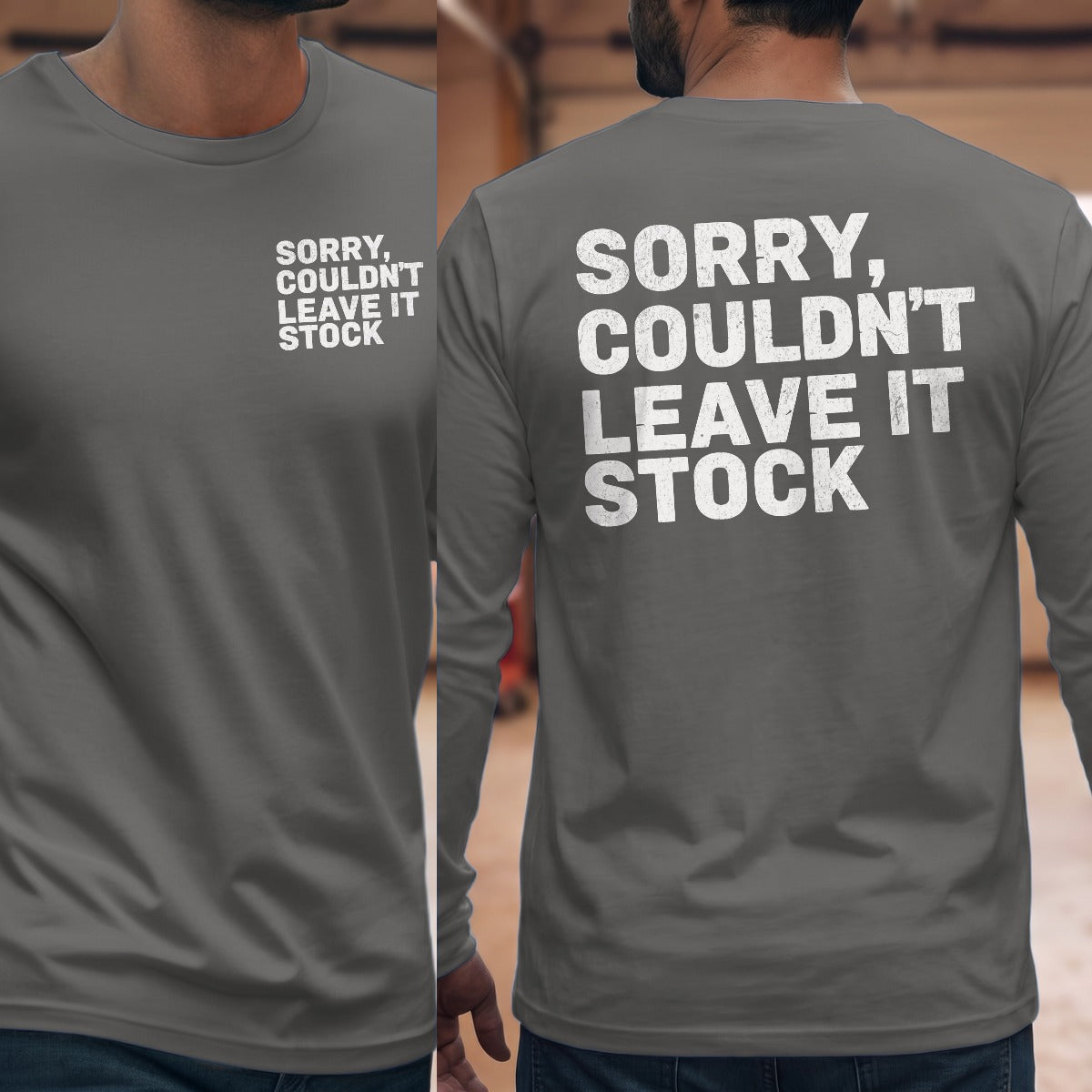 Graphite Heather | Front & Back