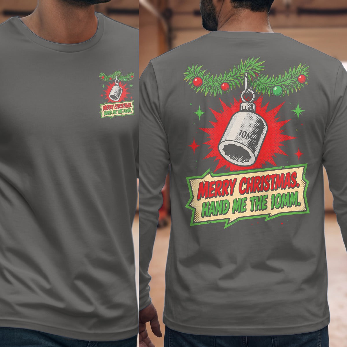 Graphite Heather | Front & Back