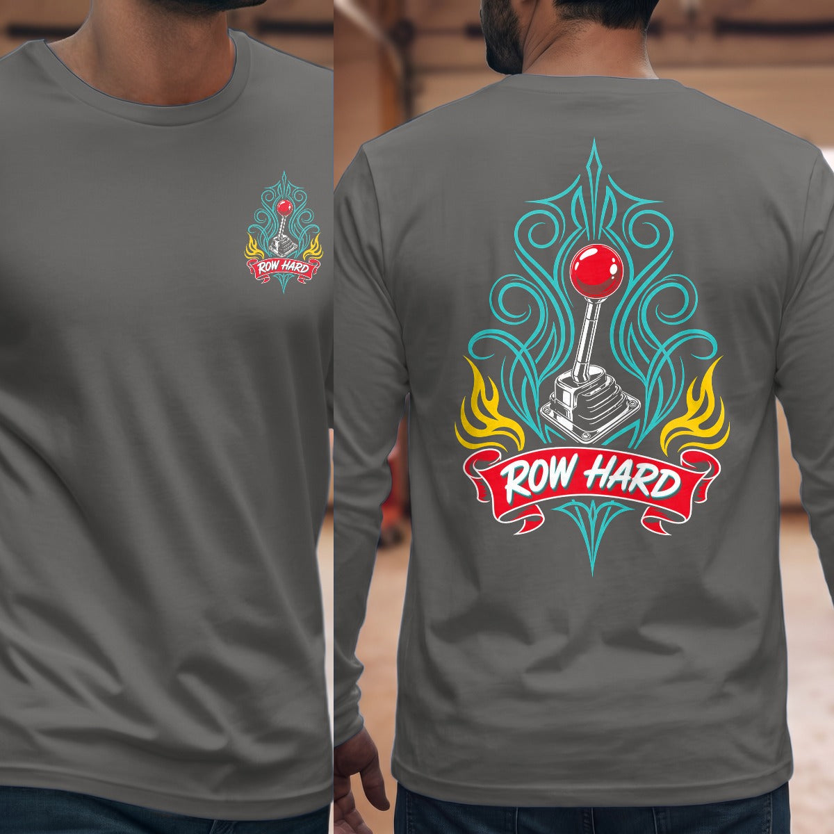 Graphite Heather | Front & Back