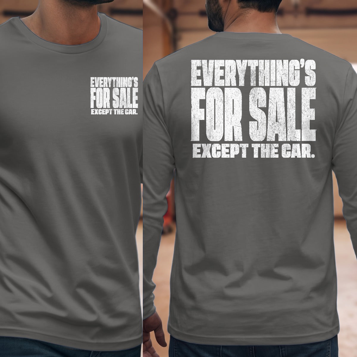 Graphite Heather | Front & Back