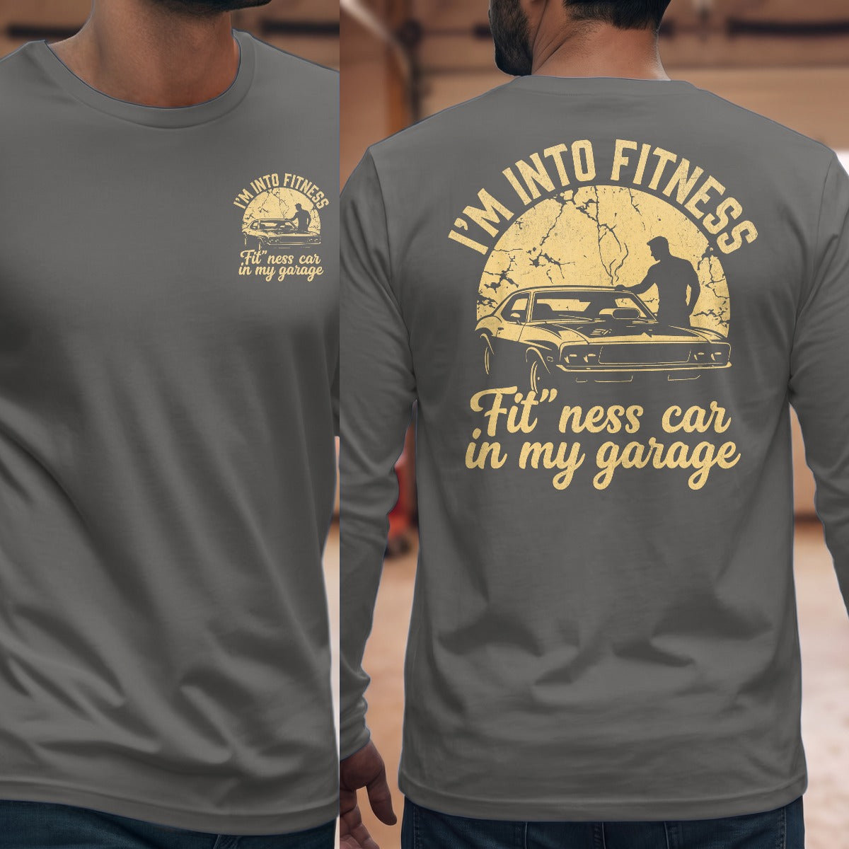 Graphite Heather | Front & Back