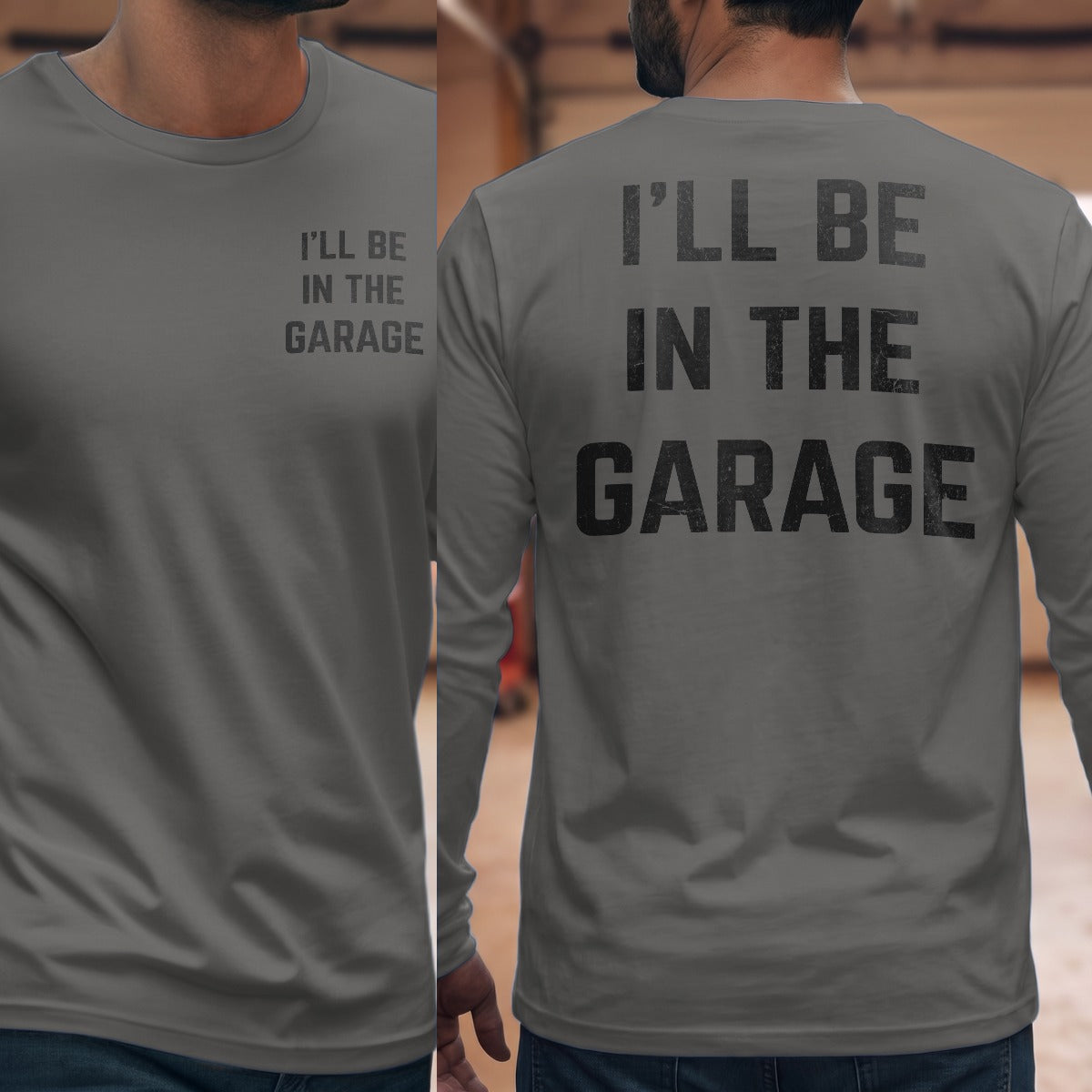 Graphite Heather | Front & Back