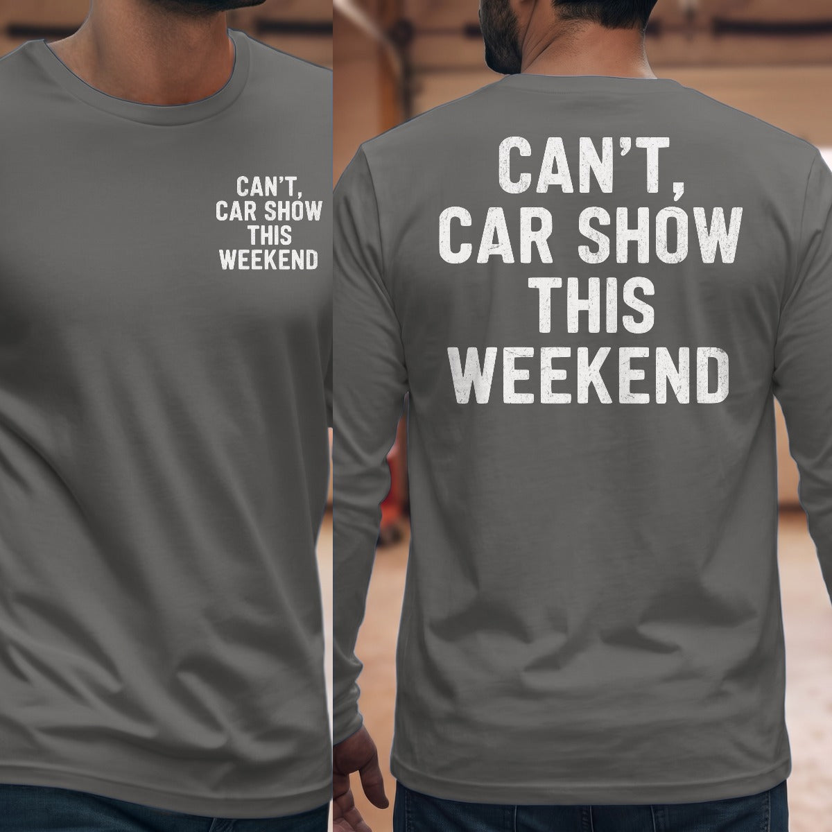 Graphite Heather | Front & Back