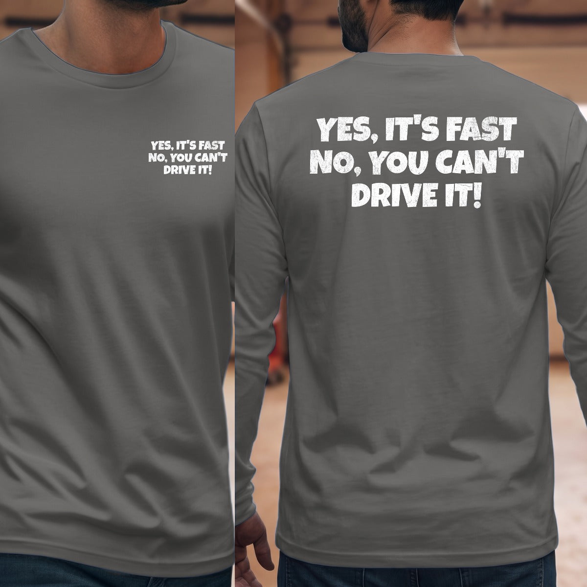 Graphite Heather | Front & Back