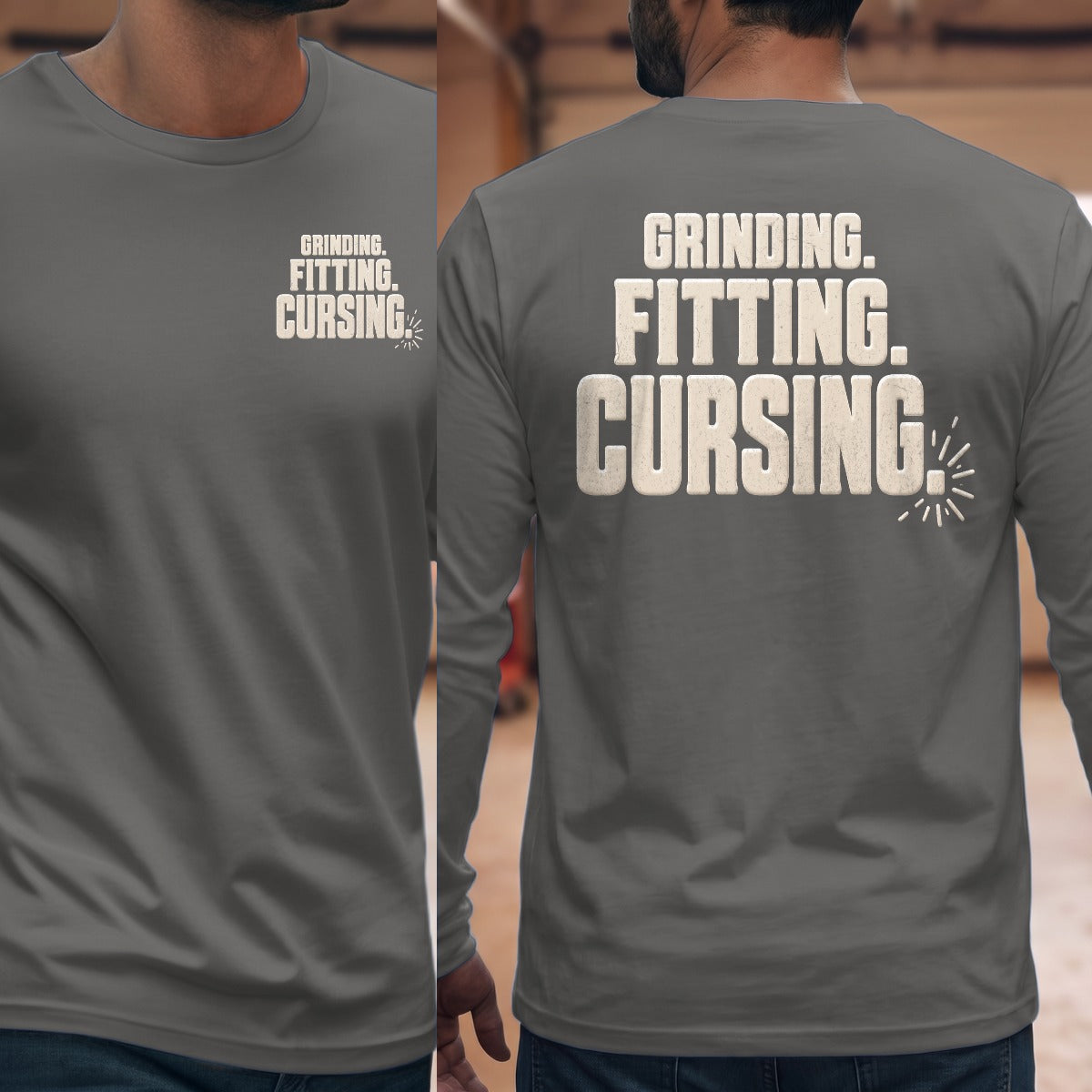 Graphite Heather | Front & Back