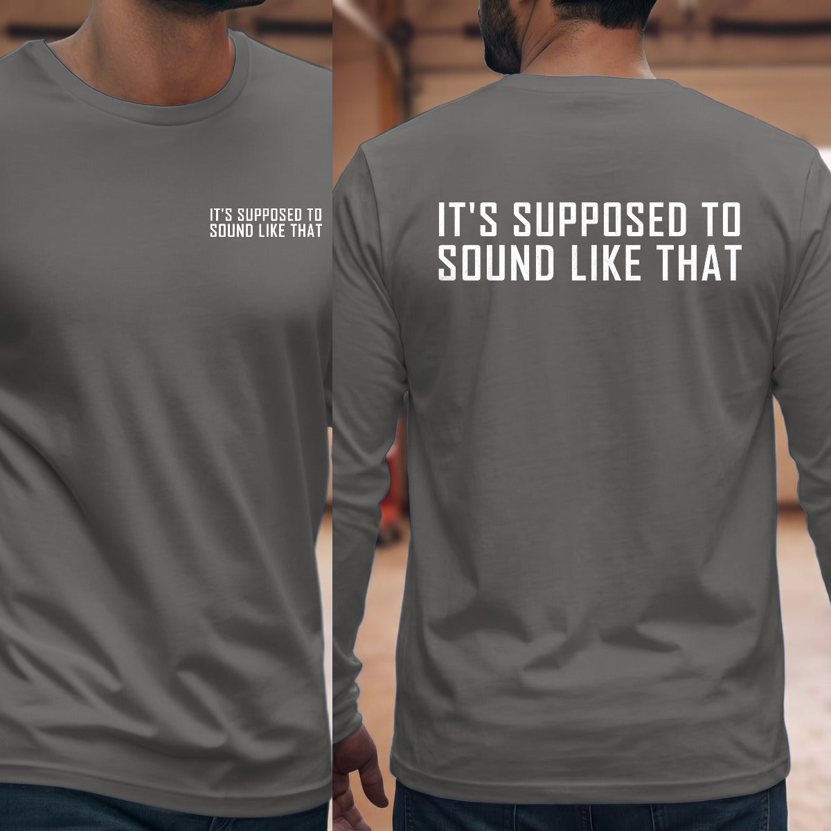 Graphite Heather | Front & Back