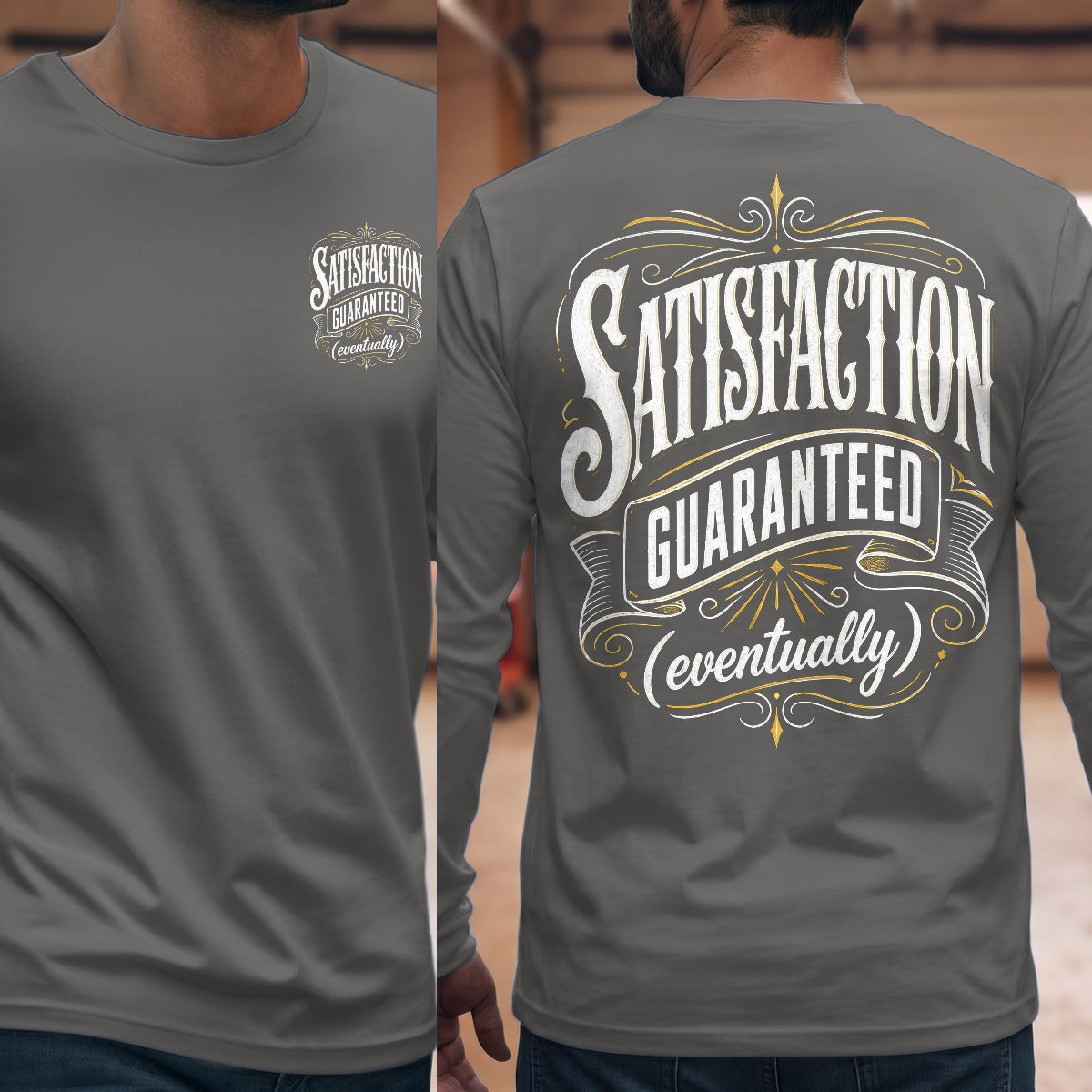 Graphite Heather | Front & Back