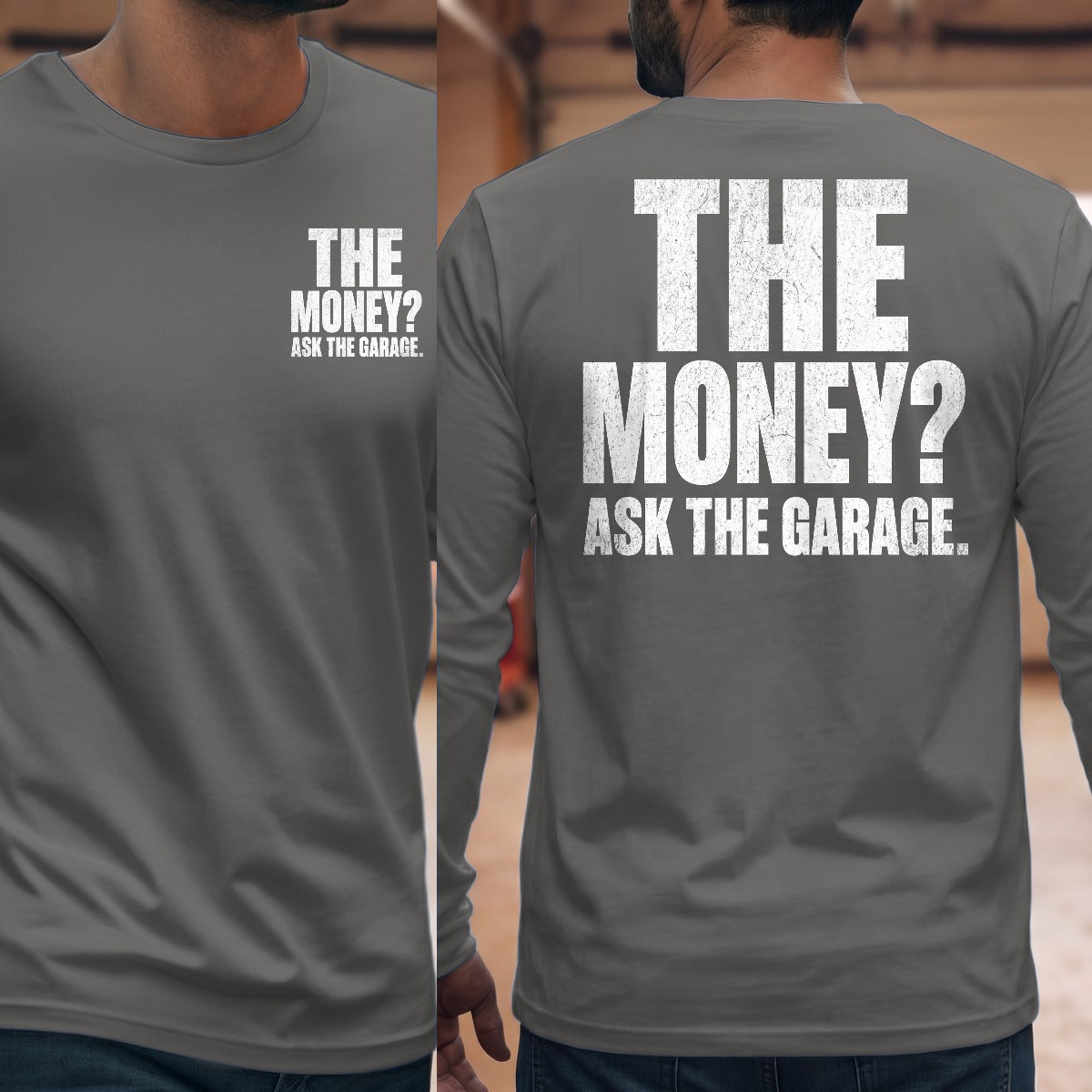 Graphite Heather | Front & Back