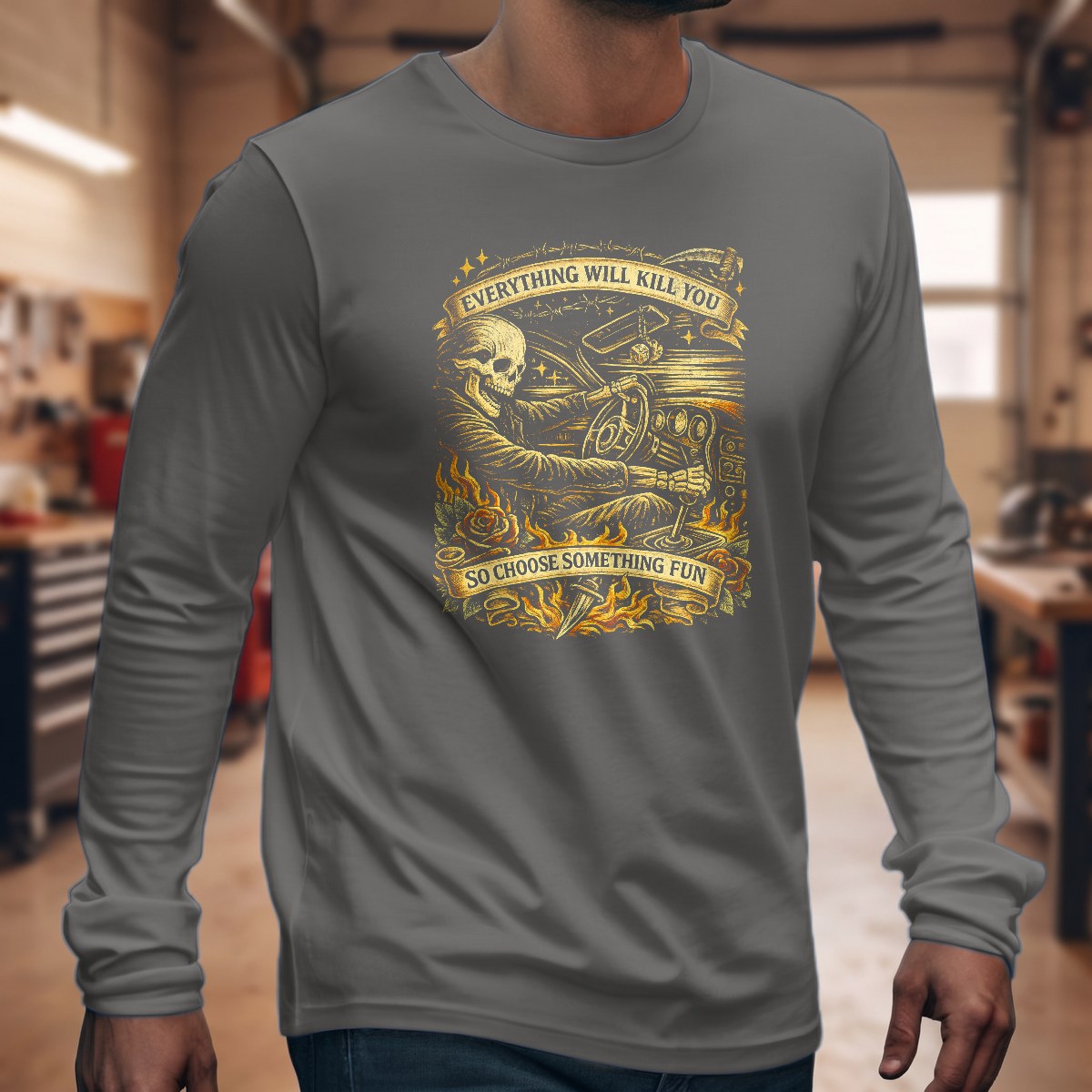 Graphite Heather | Front
