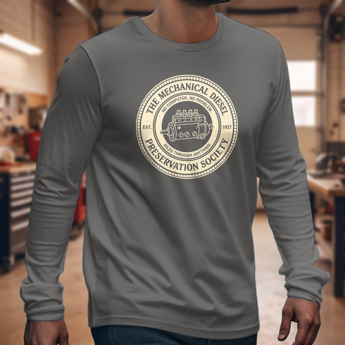Graphite Heather | Front