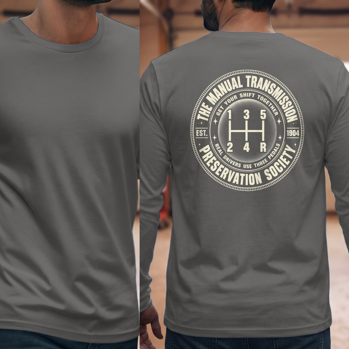 Graphite Heather | Full Back