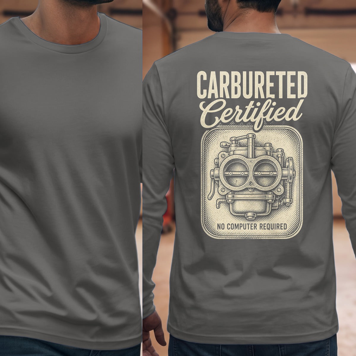 Graphite Heather | Full Back