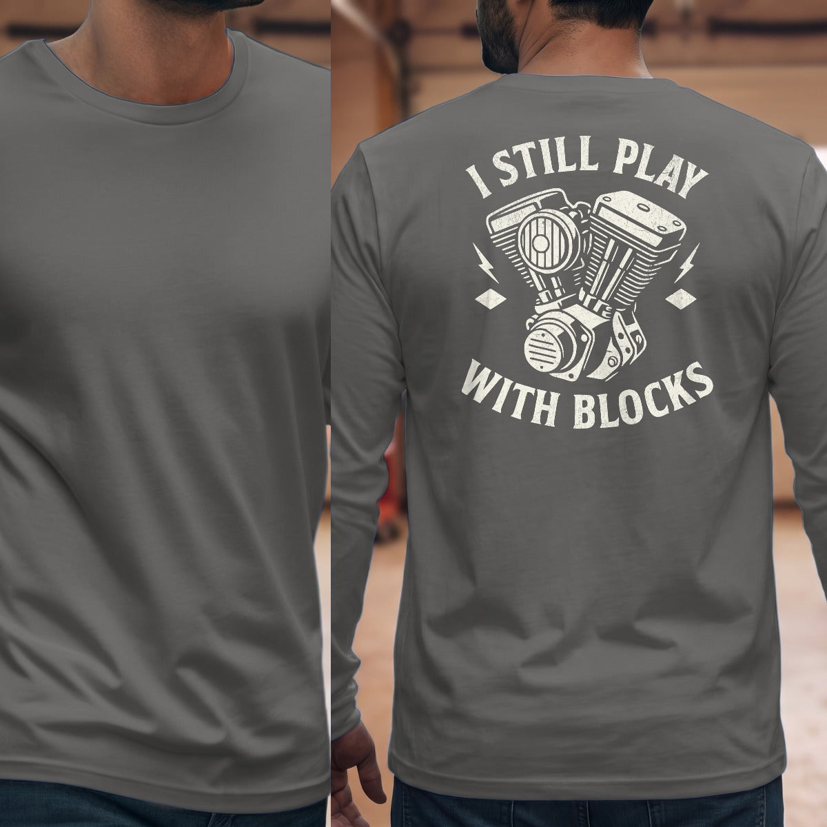 Graphite Heather | Full Back