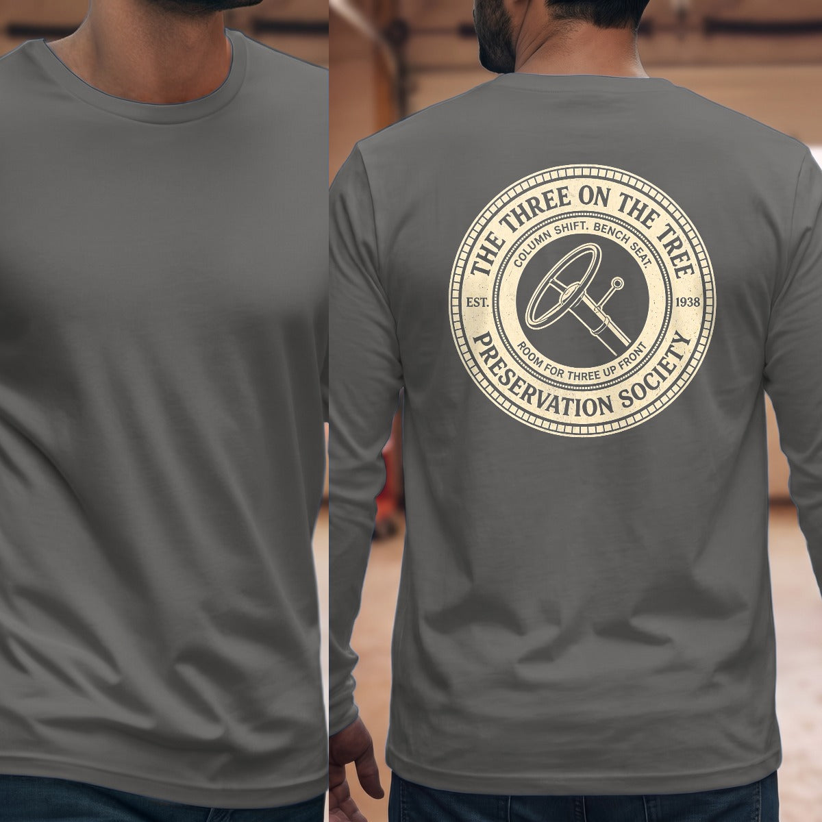 Graphite Heather | Full Back