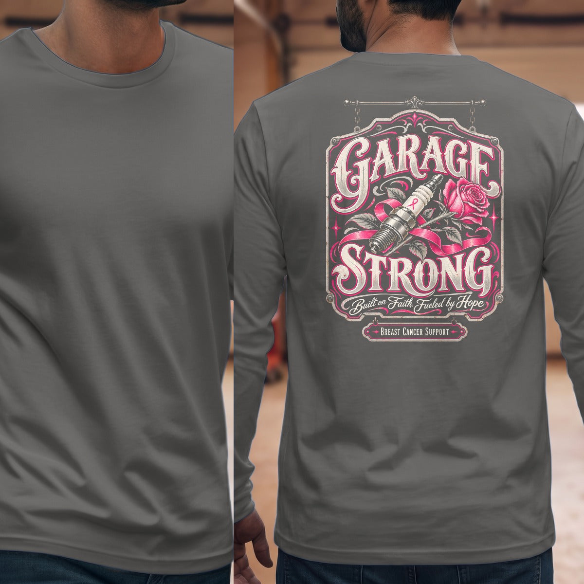 Graphite Heather | Full Back