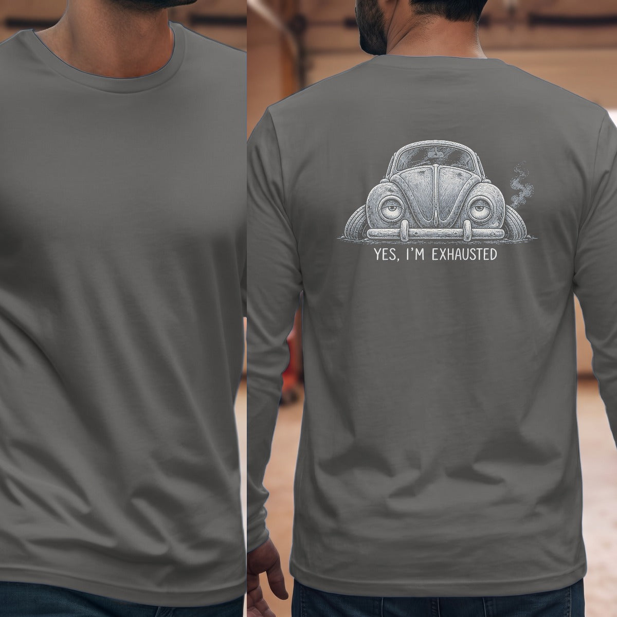 Graphite Heather | Full Back