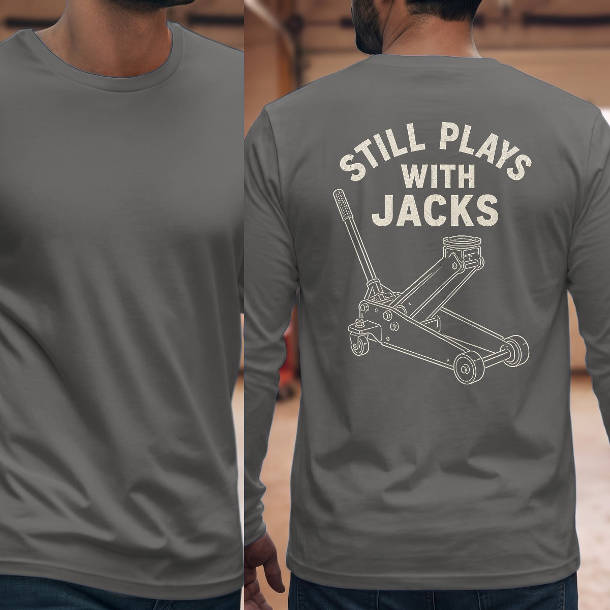 Graphite Heather | Full Back