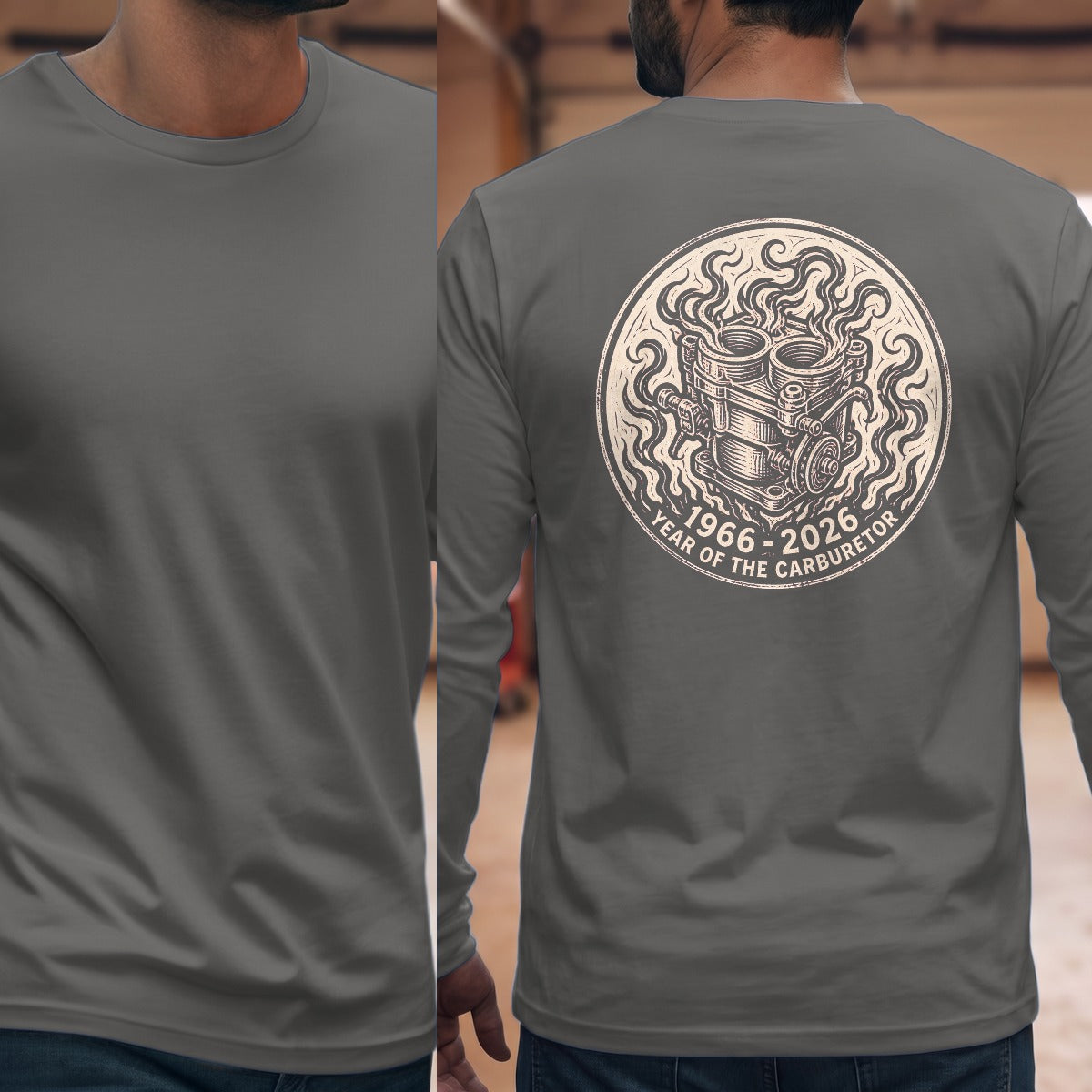 Graphite Heather | Full Back