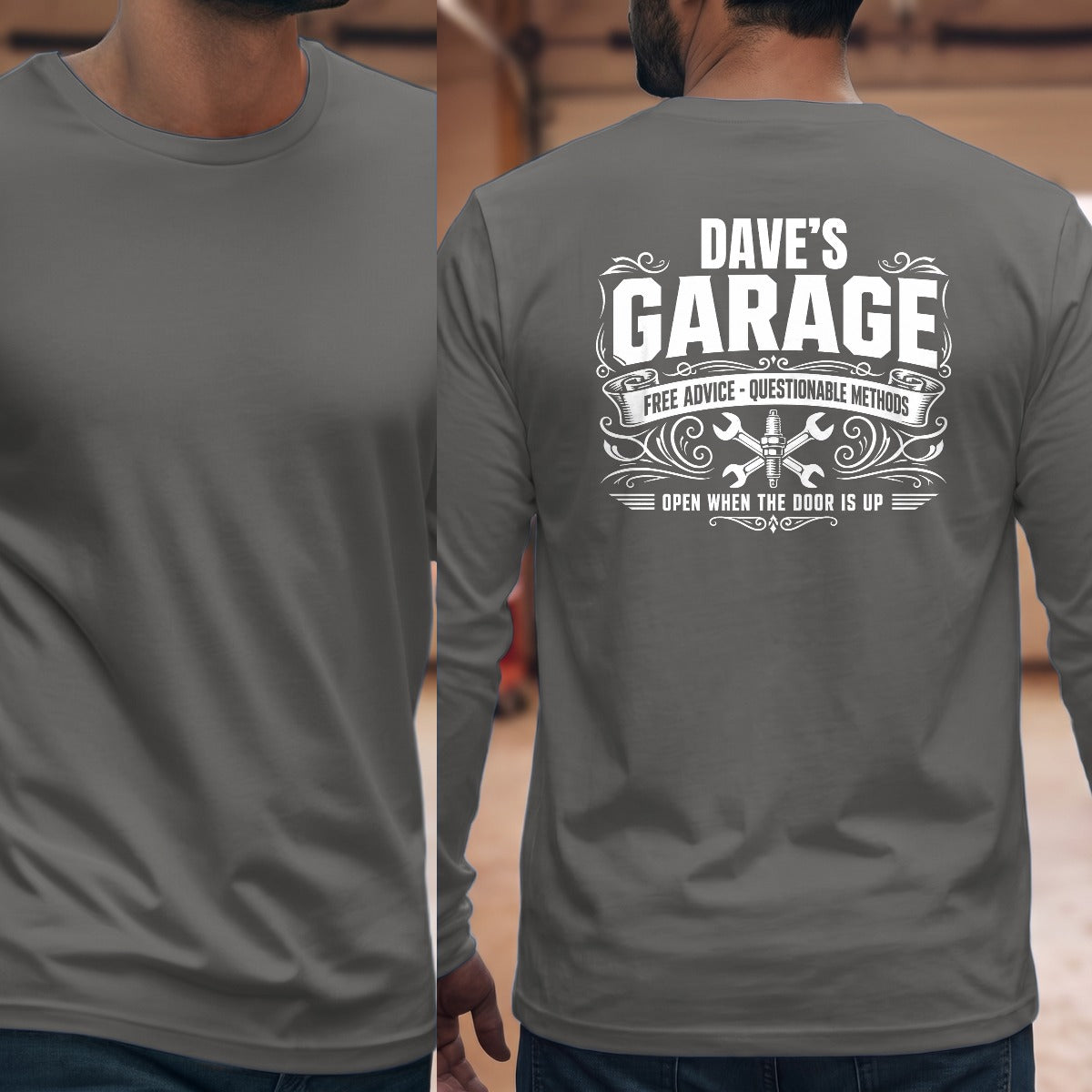 Graphite Heather | Full Back