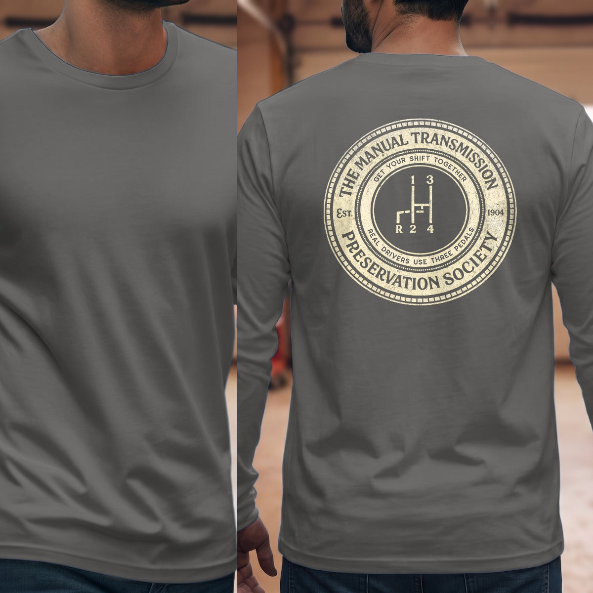 Graphite Heather | Full Back