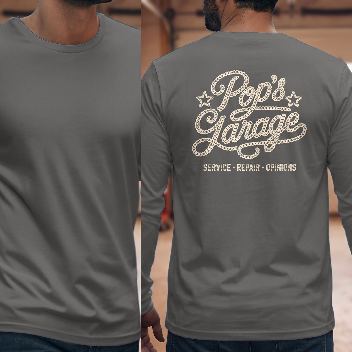 Graphite Heather | Full Back