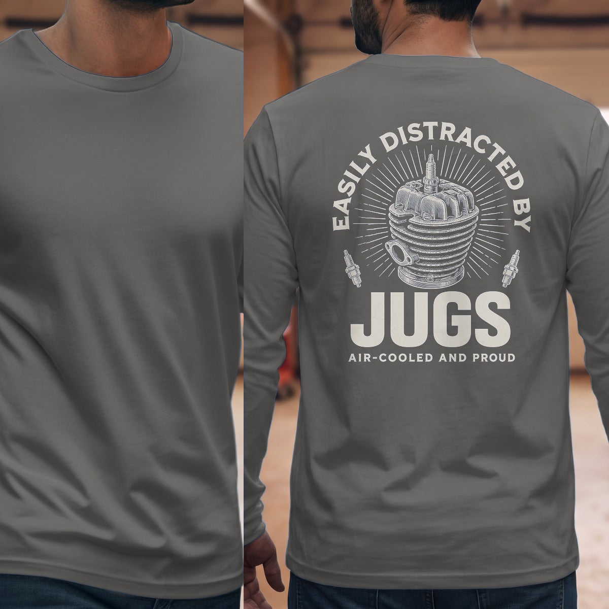 Graphite Heather | Full Back
