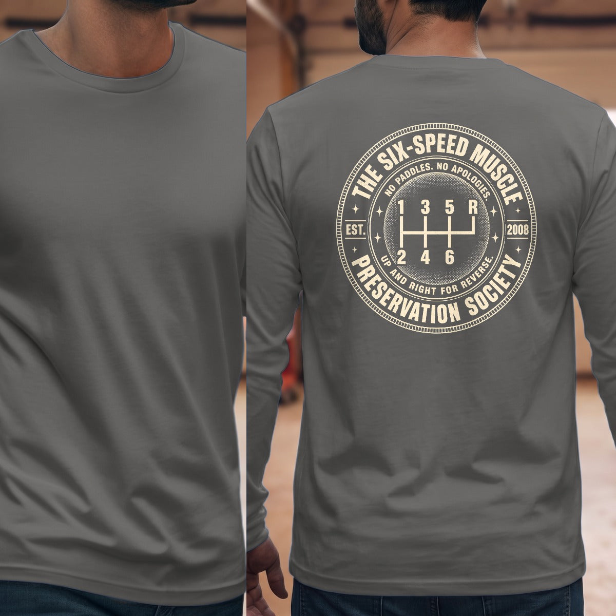 Graphite Heather | Full Back