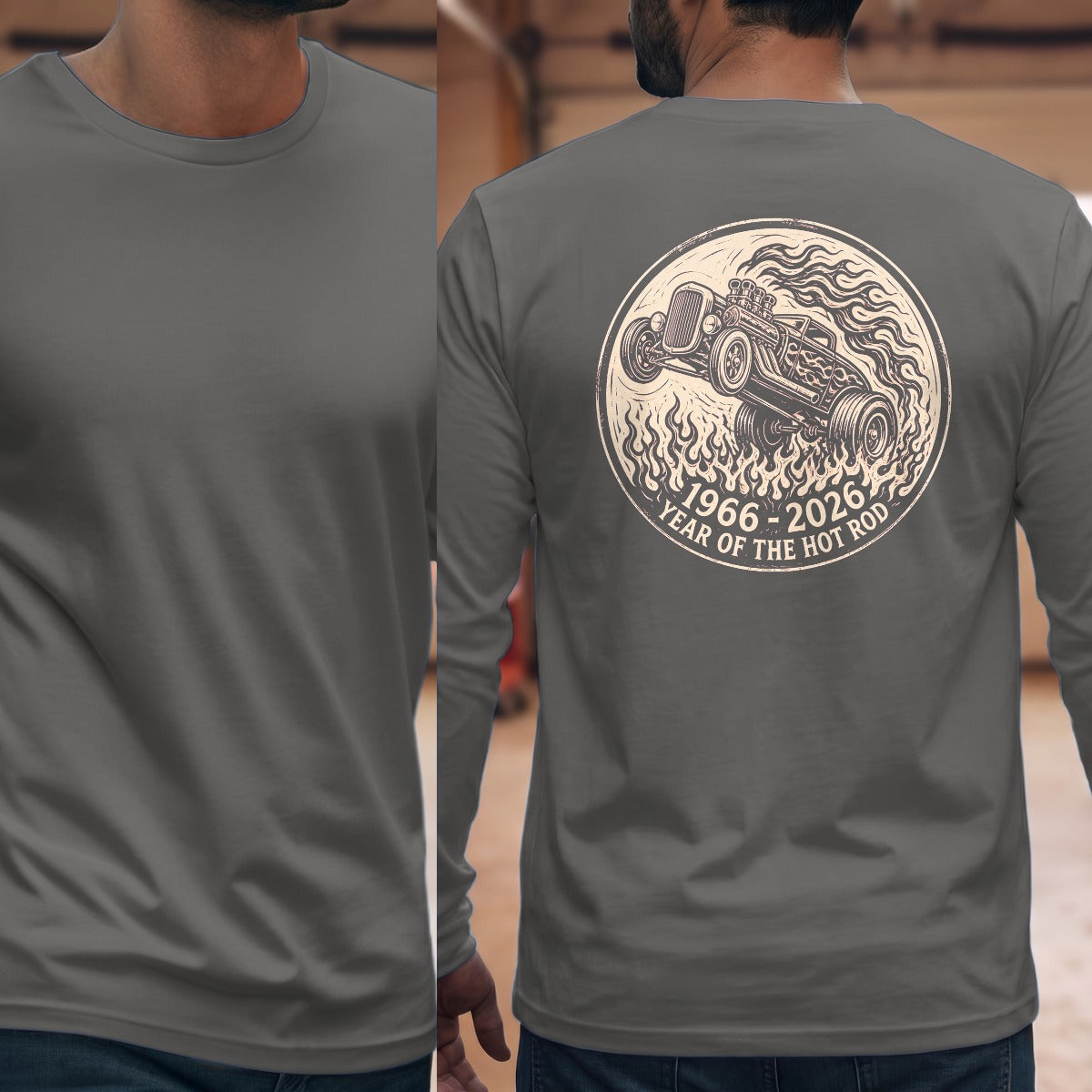 Graphite Heather | Full Back