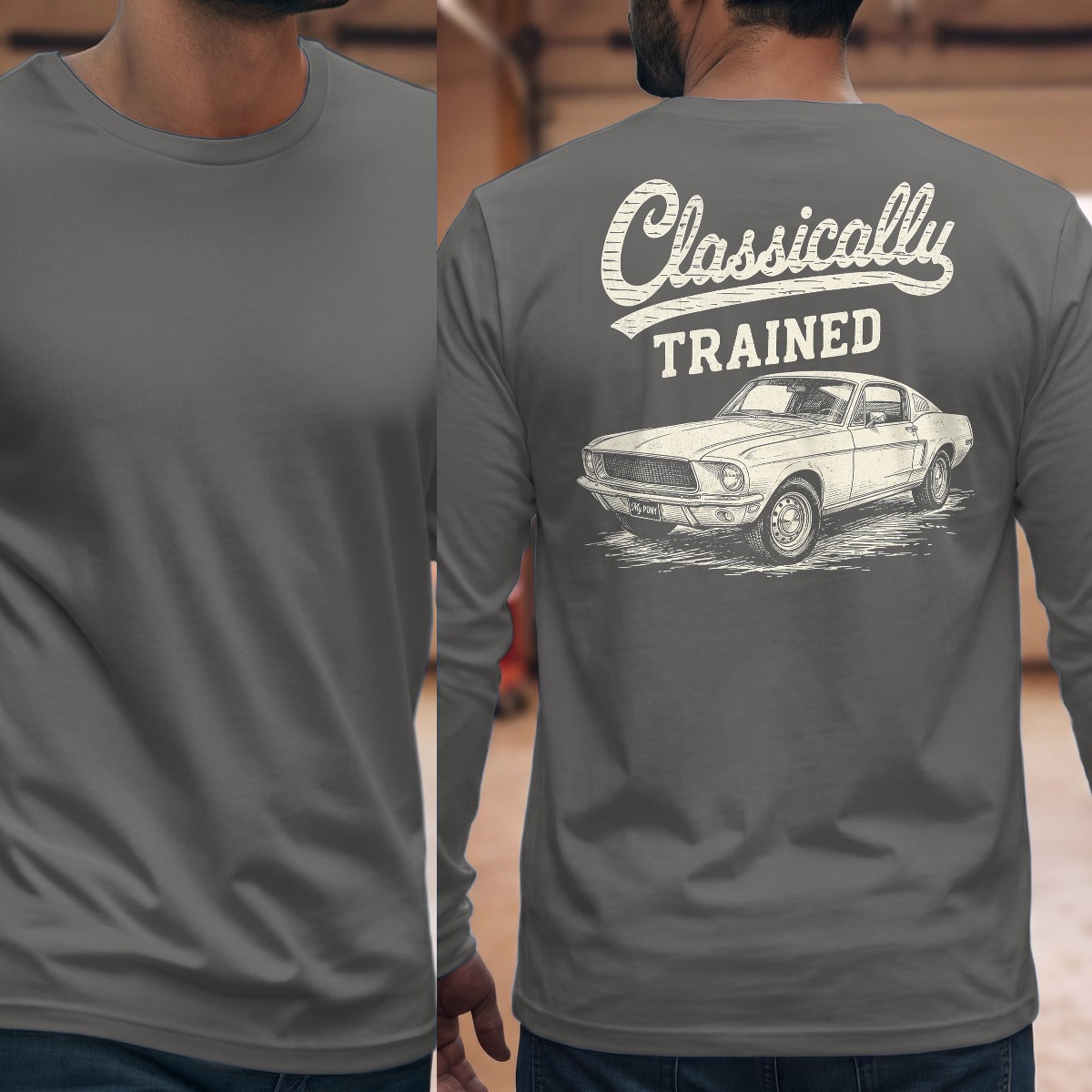 Graphite Heather | Full Back