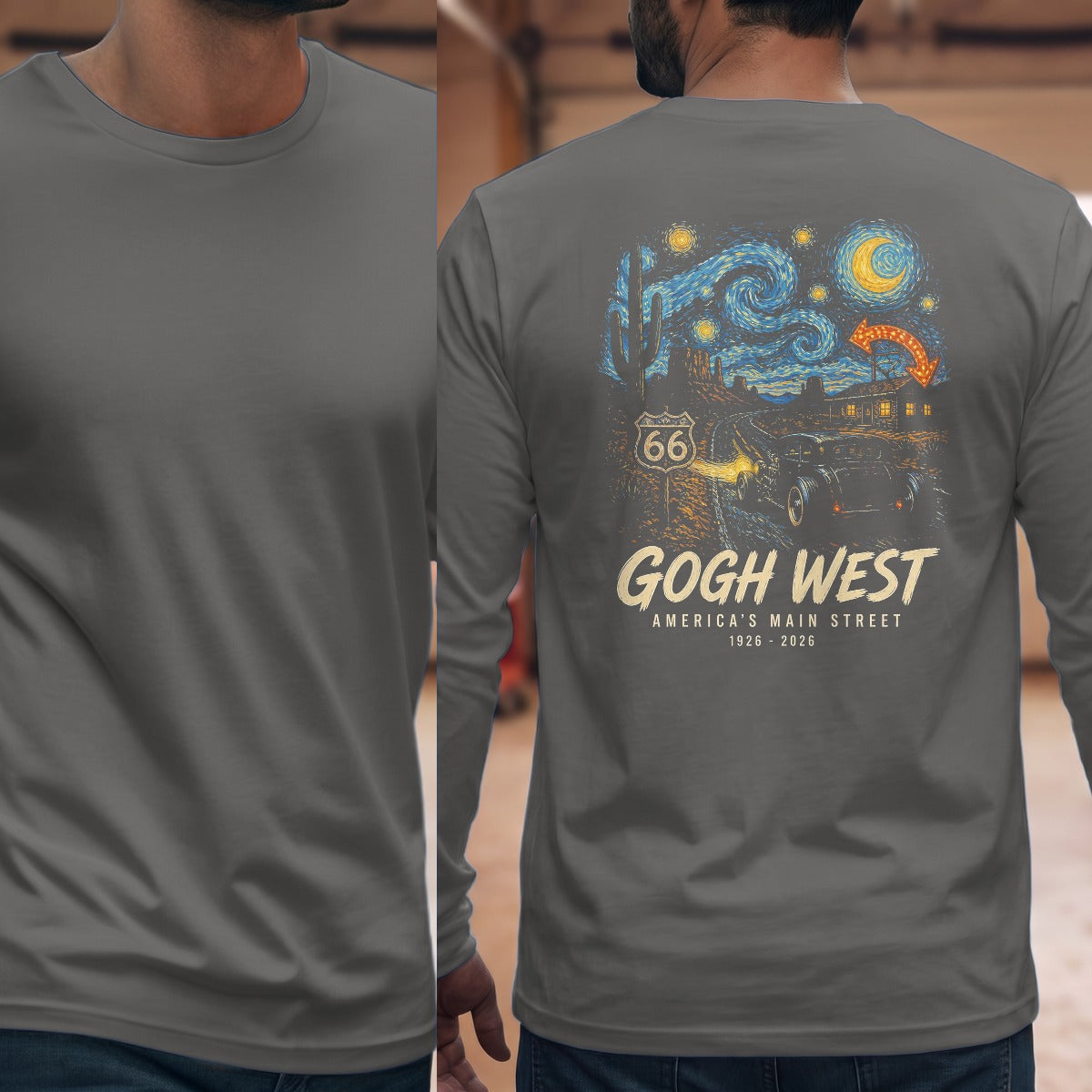 Graphite Heather | Full Back