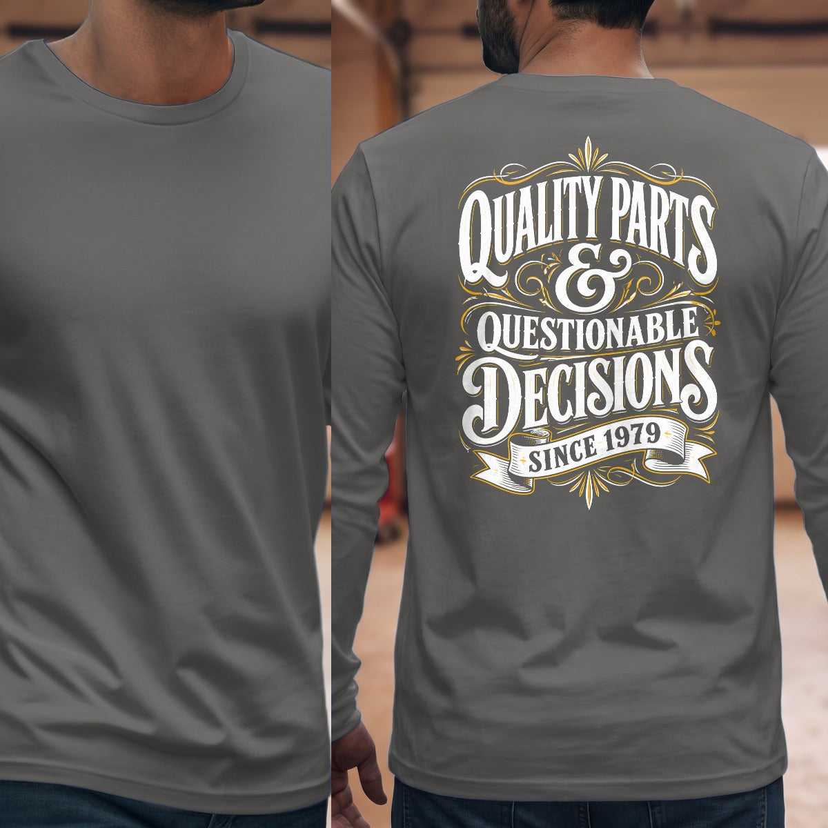 Graphite Heather | Full Back