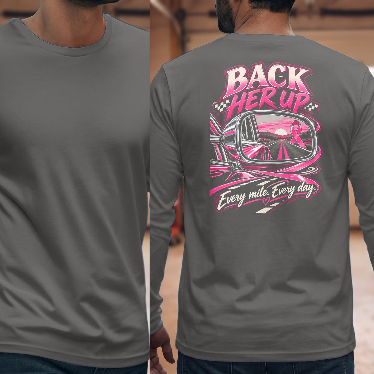 Graphite Heather | Full Back