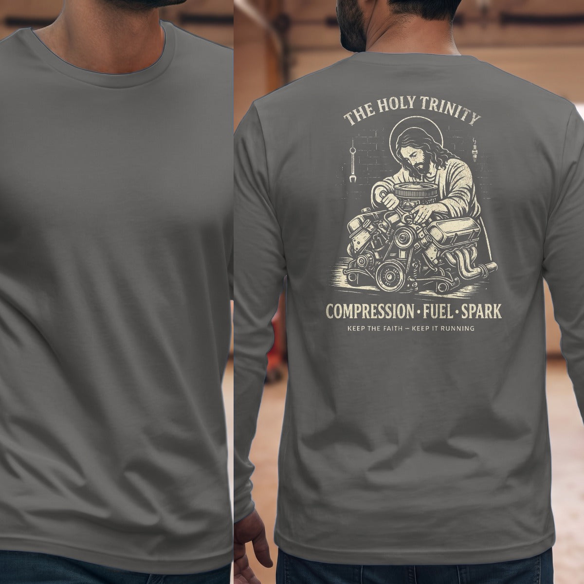 Graphite Heather | Full Back