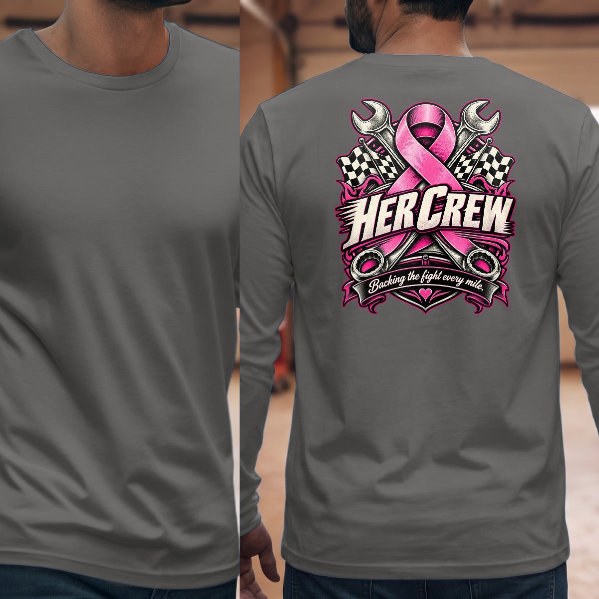 Graphite Heather | Full Back