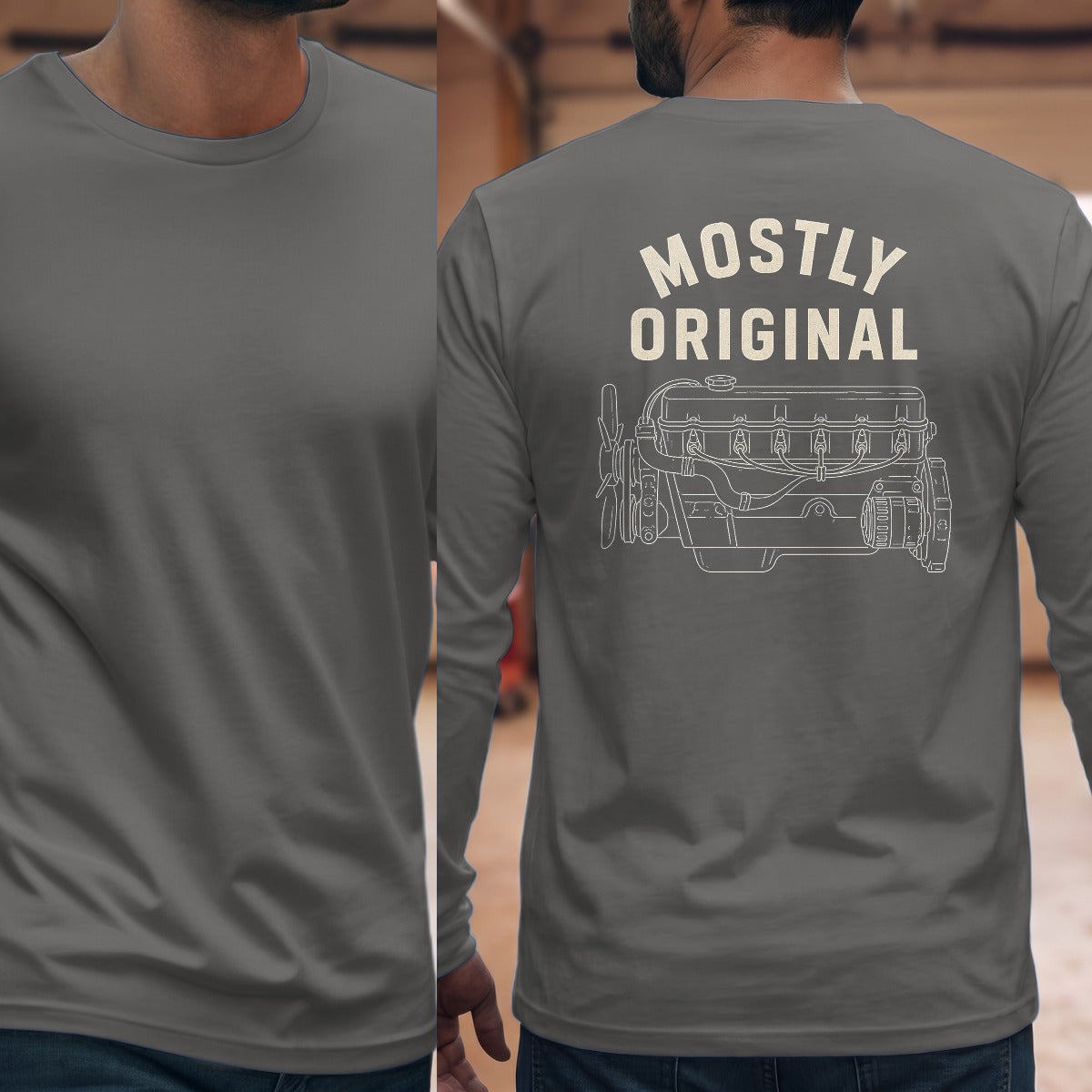 Graphite Heather | Full Back