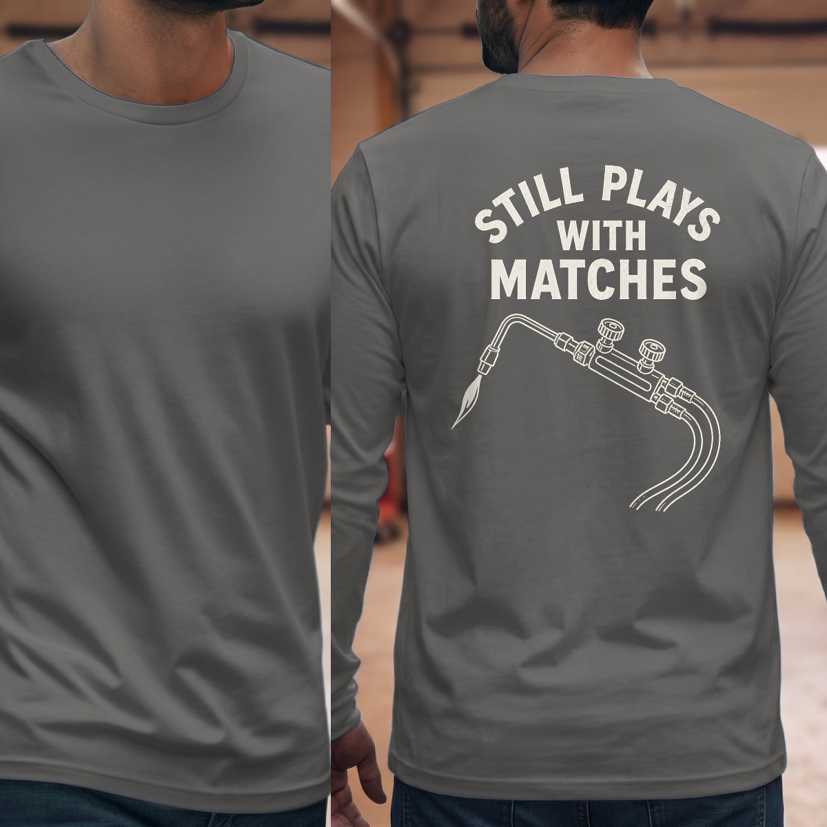 Graphite Heather | Full Back