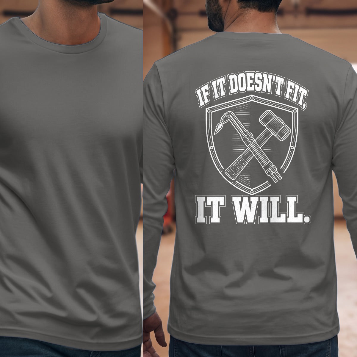 Graphite Heather | Full Back