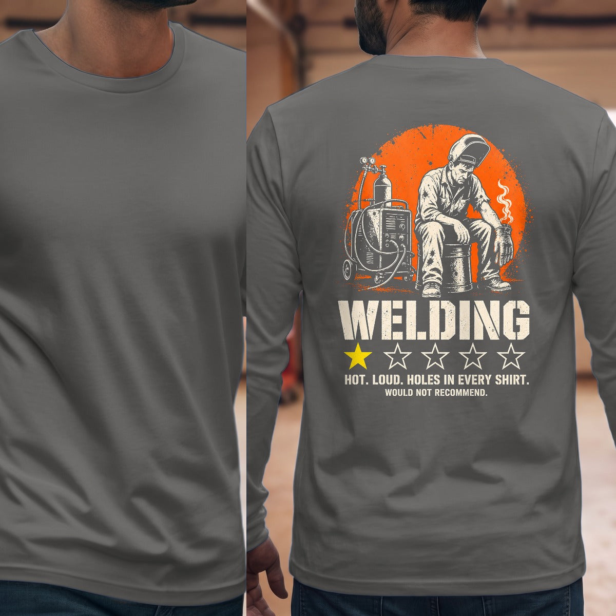 Graphite Heather | Full Back