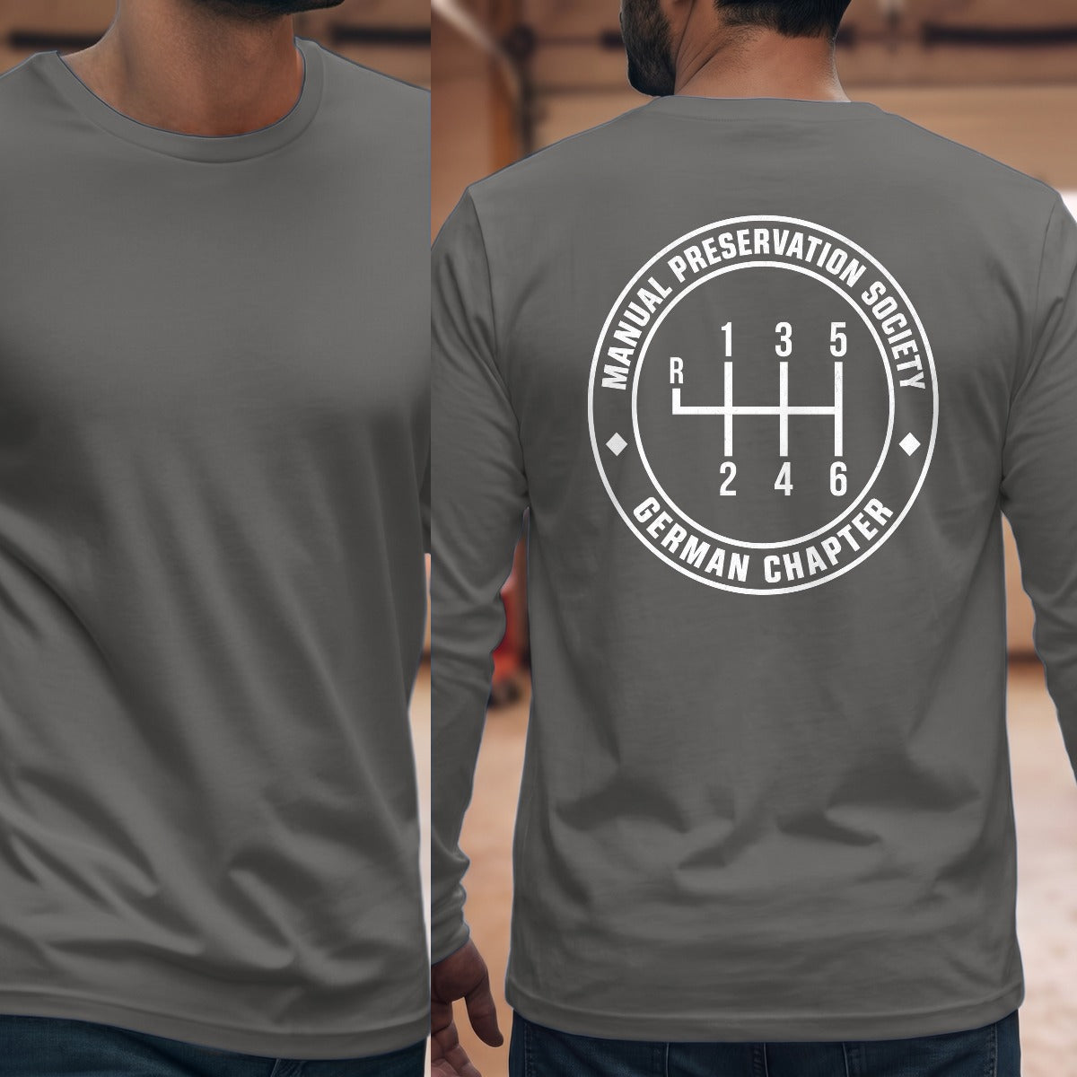 Graphite Heather | Full Back