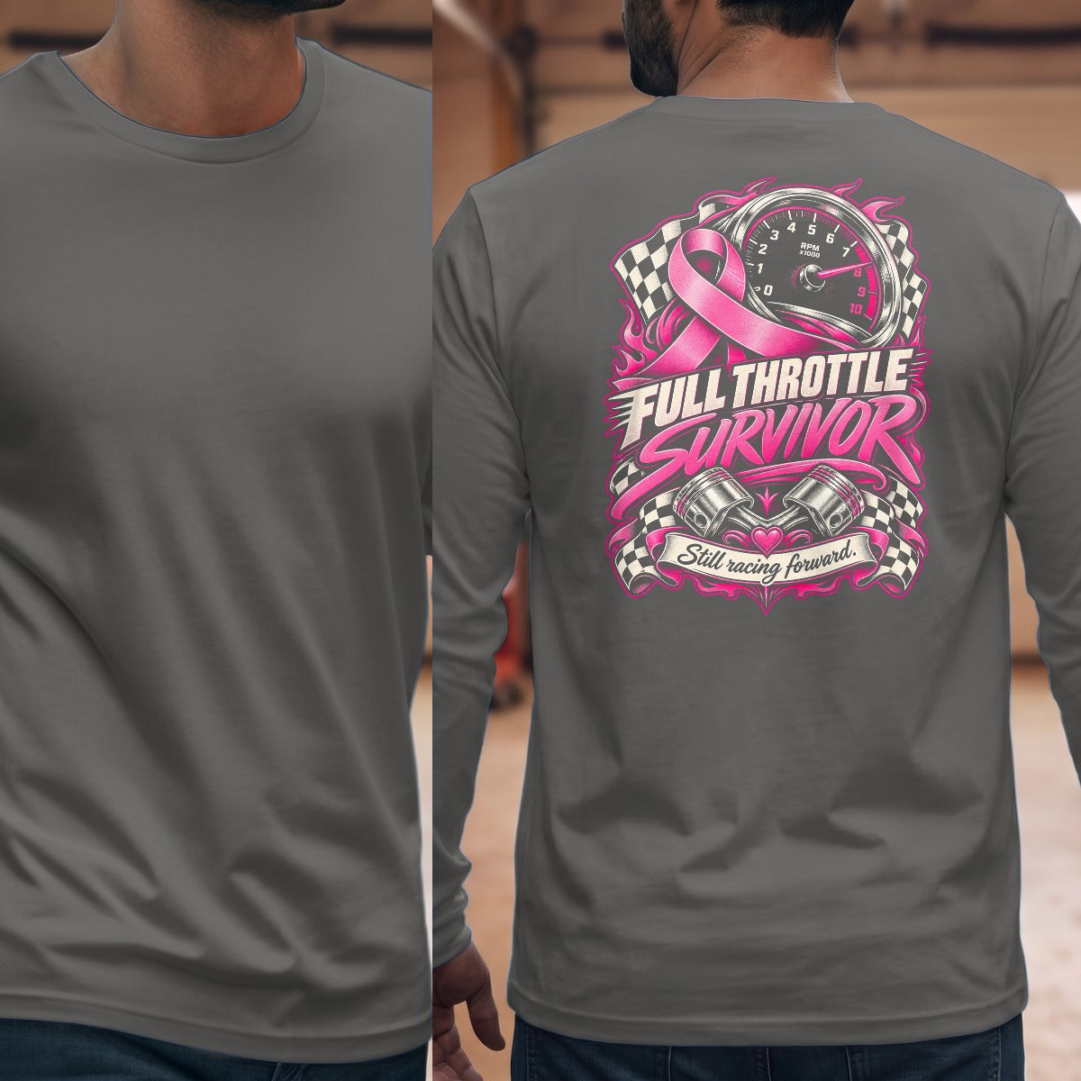 Graphite Heather | Full Back