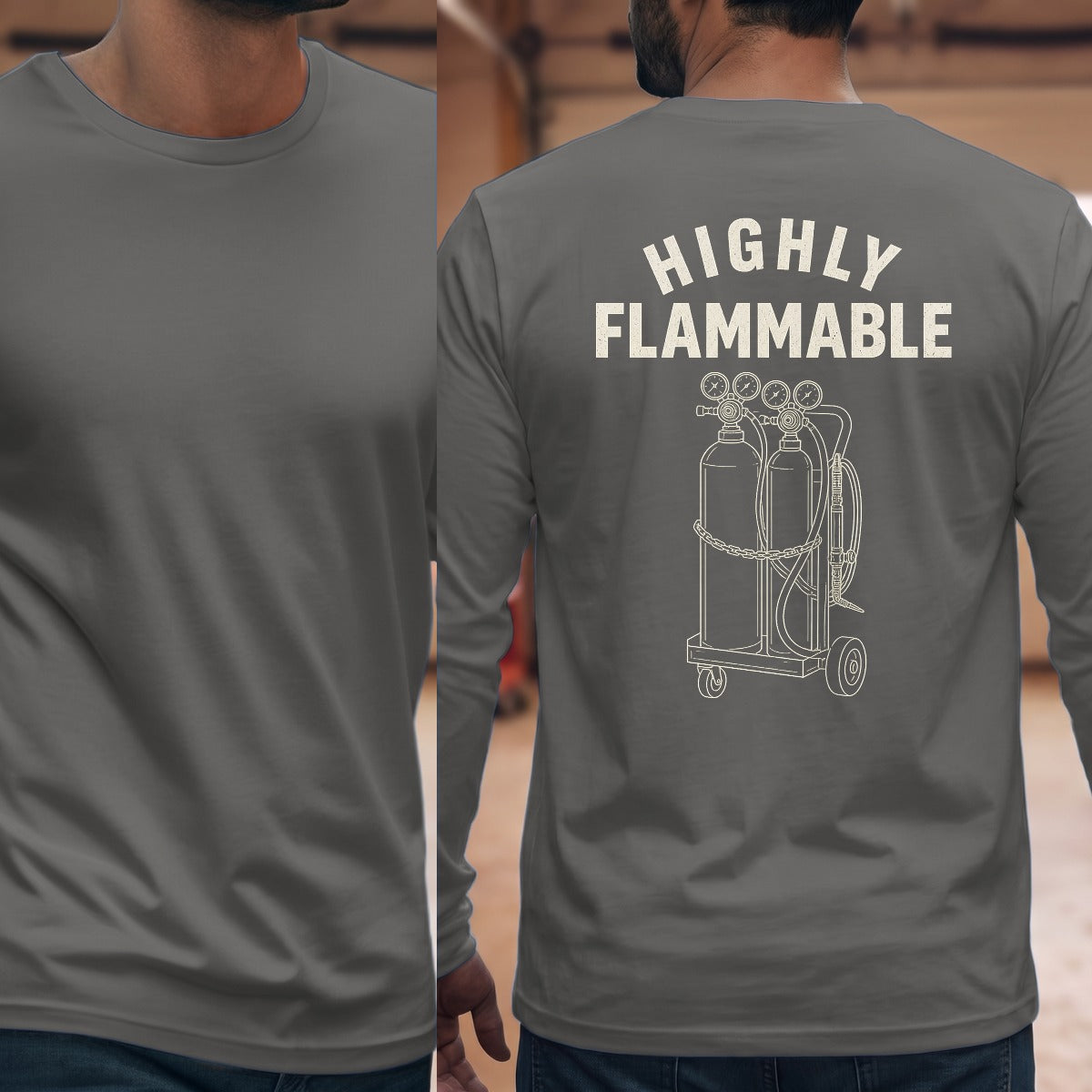 Graphite Heather | Full Back