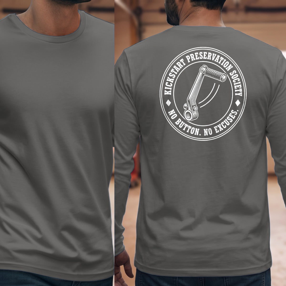 Graphite Heather | Full Back