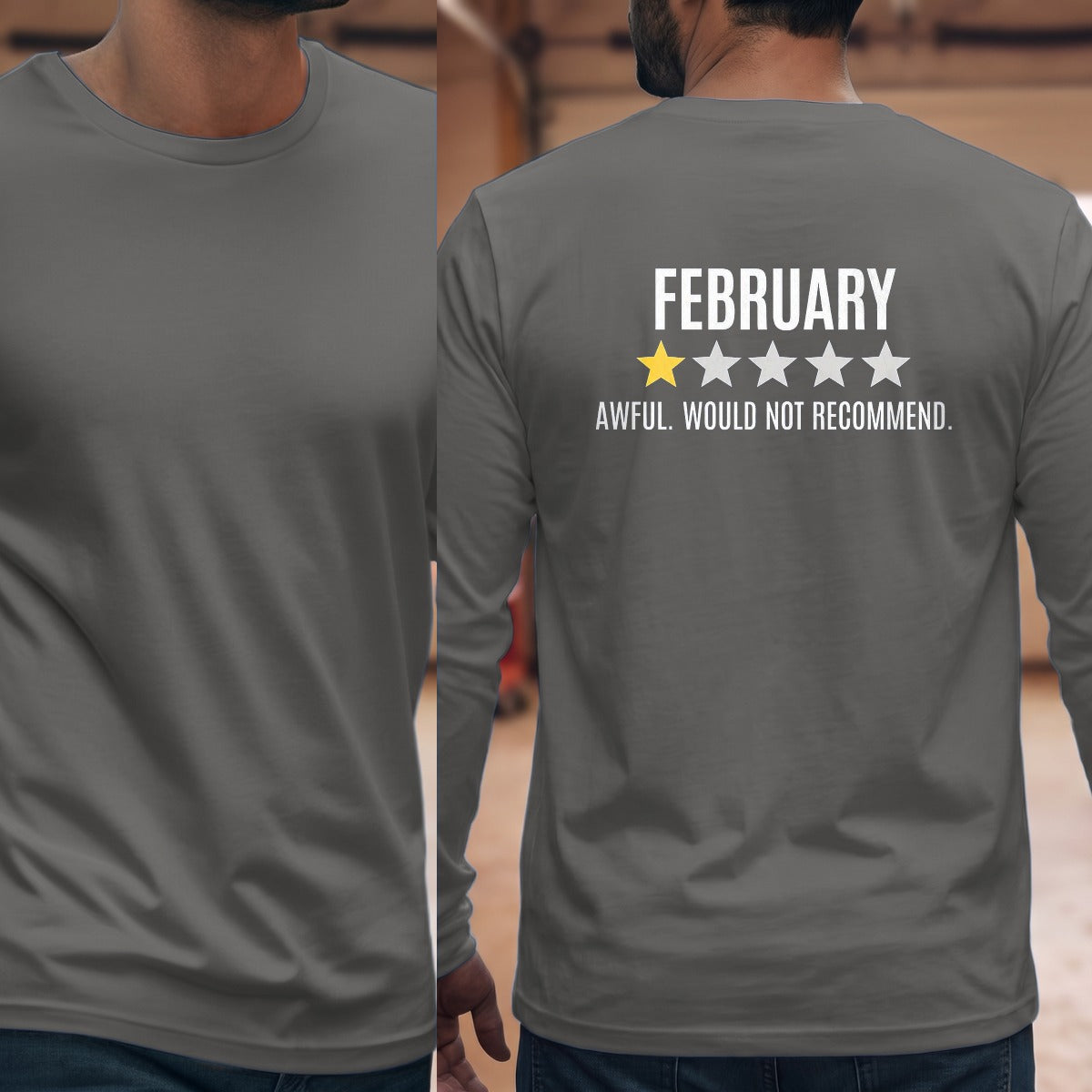 Graphite Heather | Full Back