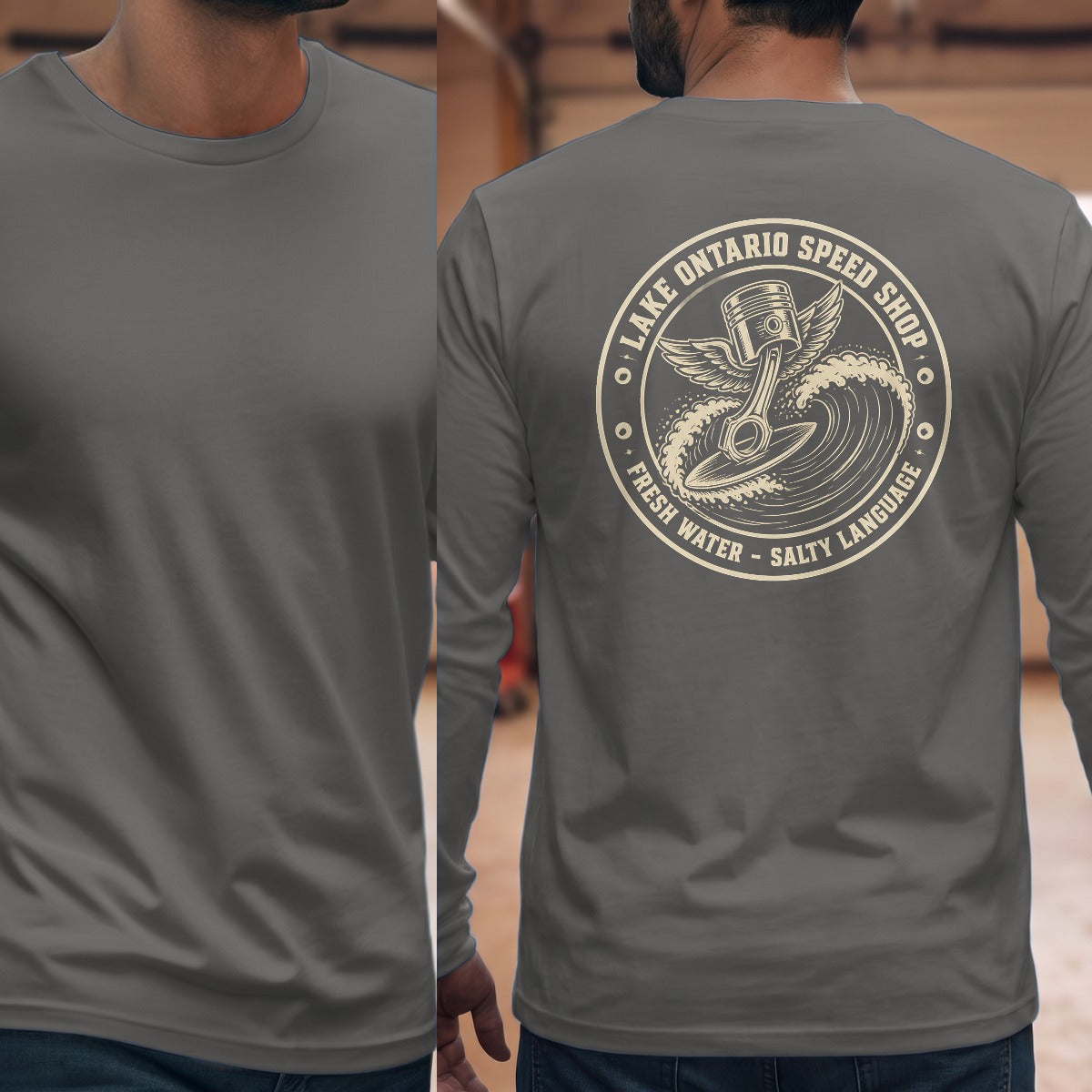 Graphite Heather | Full Back