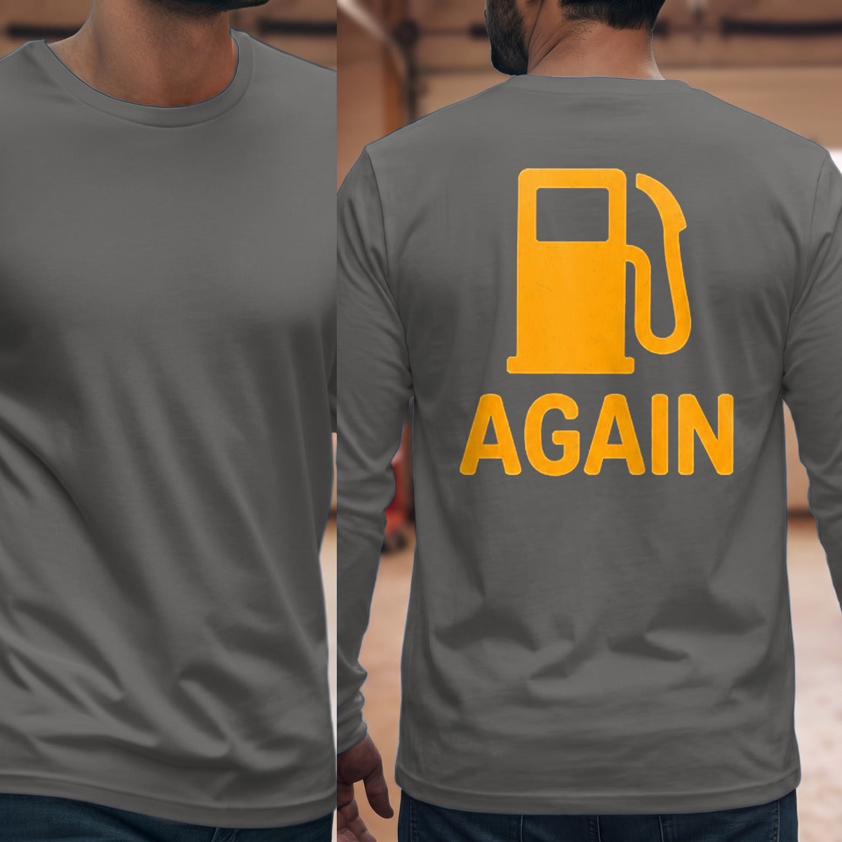 Graphite Heather | Full Back